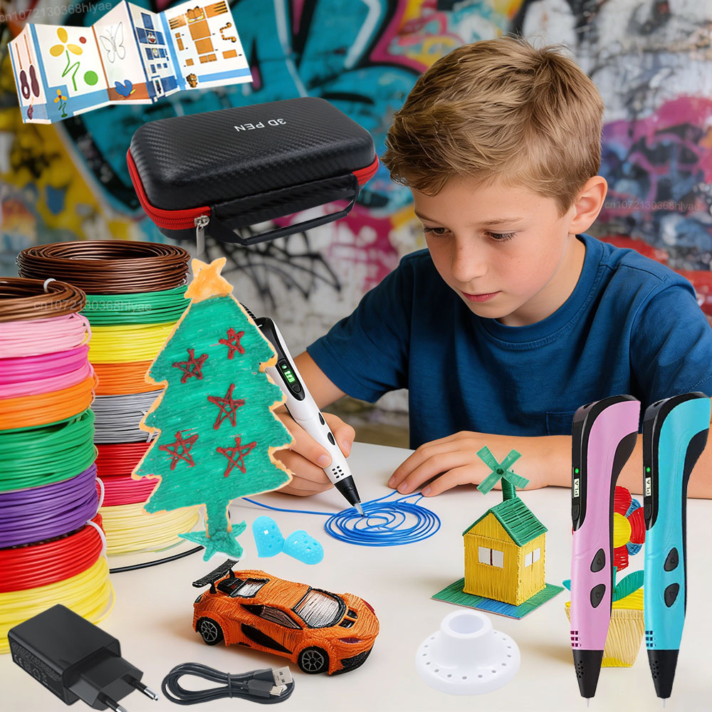 Pla Filament - Bolígrafo de Impresión 3D para Niños