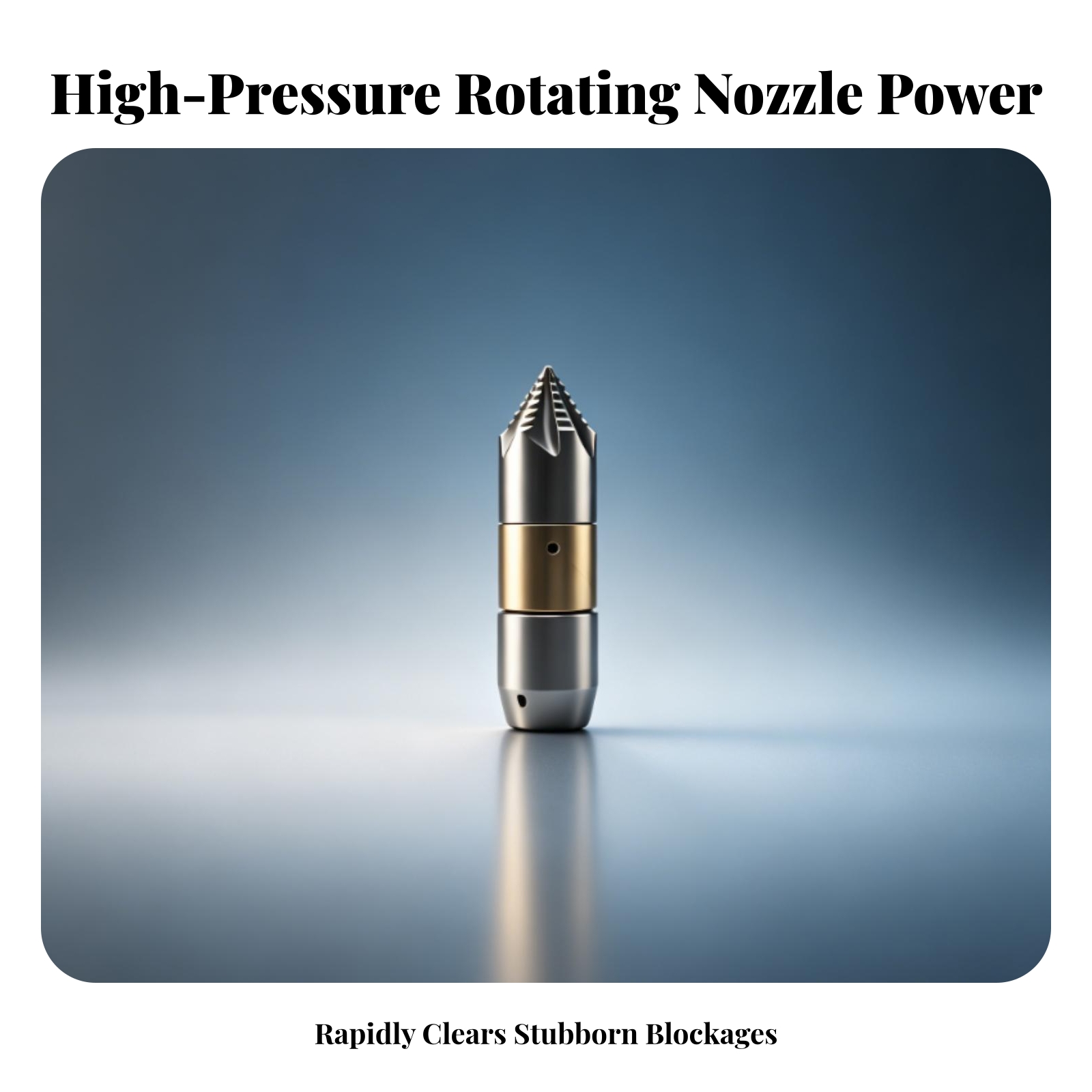 Nozzle Brass - Boquilla de Pulverización Giratoria Resistente al