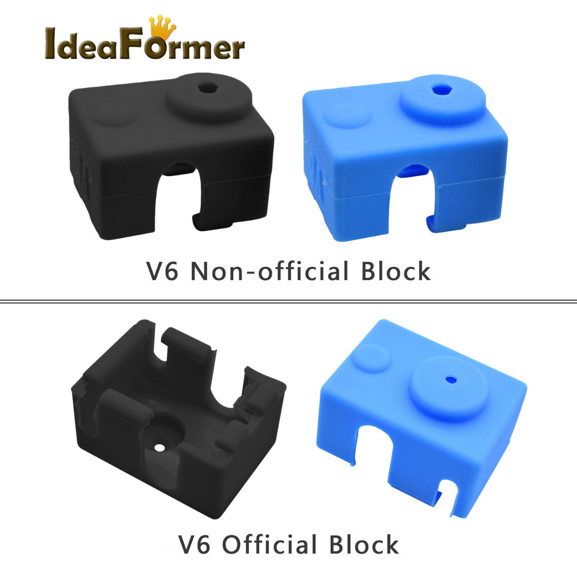 3D Printer Stand - 5 pares de fundas de silicona