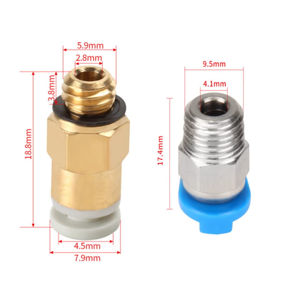 Acoplador de tubo Bowden de mo - Bowden Tube reseña y precio