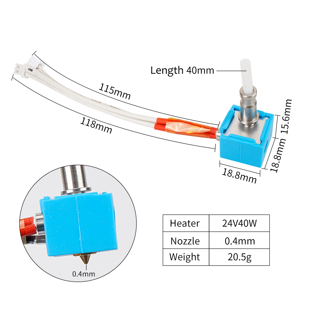 Cabezal de impresión 3D Kobra  - Hotend Assembly reseña y precio