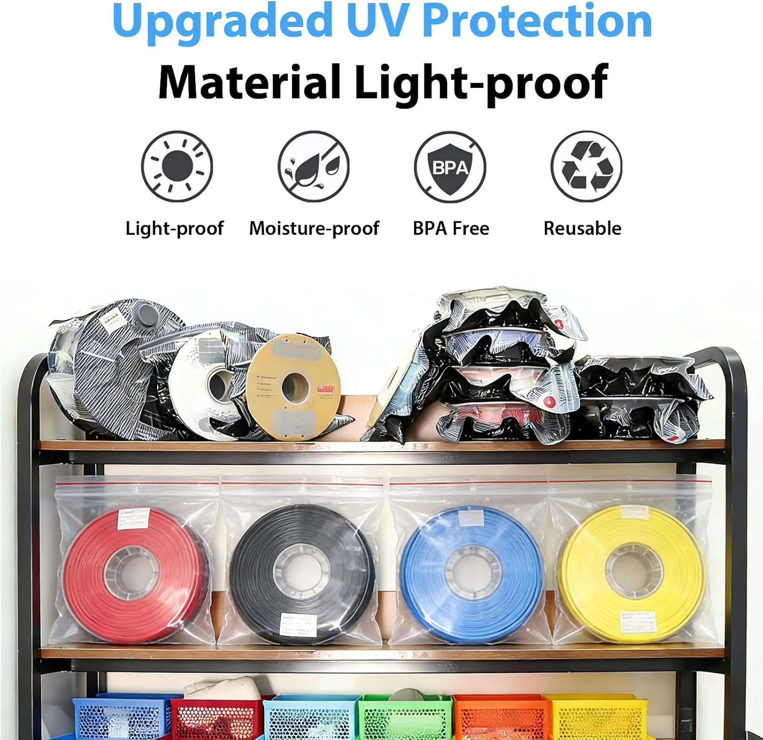 Bolsas de Almacenamiento de Fi - Petg Filament reseña y precio