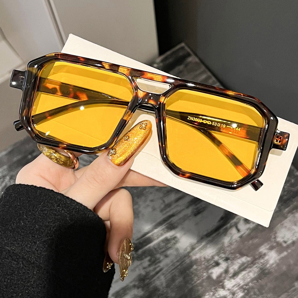 Gafas de Sol Retro Cuadradas d - Uv Resin reseña y precio