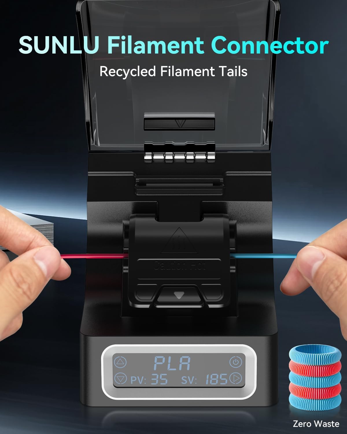 Conector de filamento SUNLU FC - Pla Filament reseña y precio
