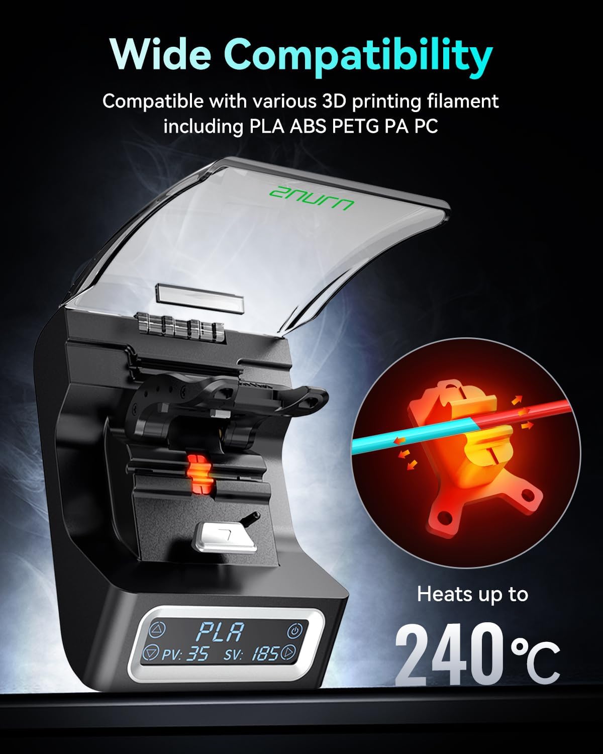 Conector de filamento SUNLU FC - Pla Filament reseña y precio