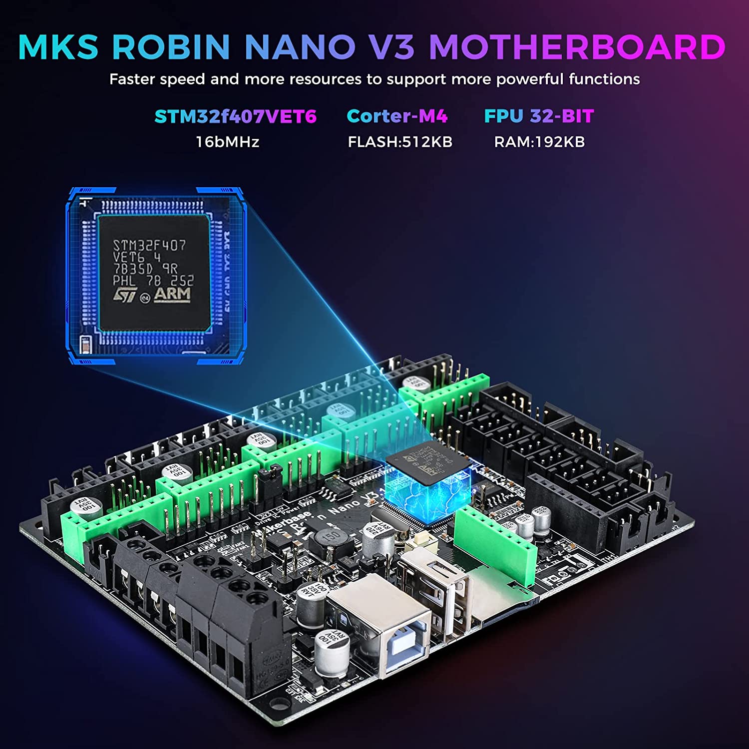 Makerbase Mks Robin Nano V3 Ea - Mks Sgen reseña y precio